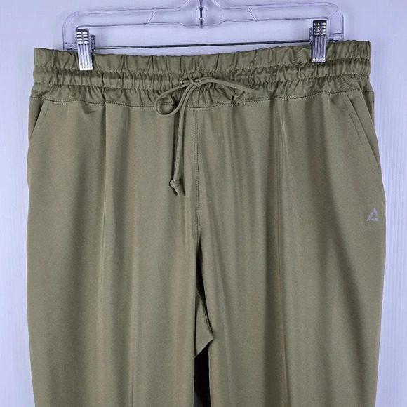 Anybody Women’s Polyester and Spandex Light Olive Lightweight Cuffed Joggers M - Picture 4 of 10